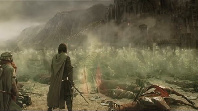 Арагорн сдерживает свое слово и отпускает армию мёртвых. HD