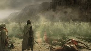 Арагорн сдерживает свое слово и отпускает армию мёртвых. HD