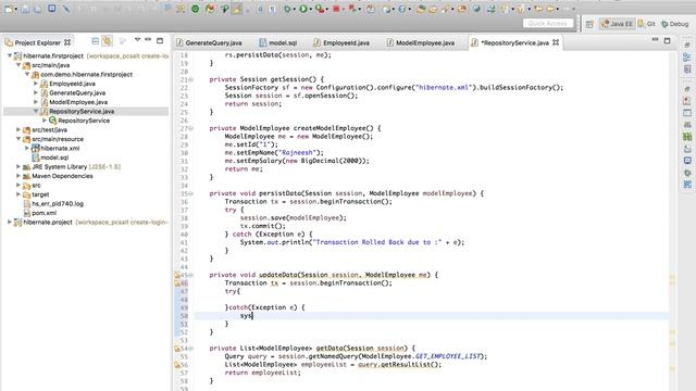 Hibernate - CRUD operation using Hibernate Annotation смотреть онлайн