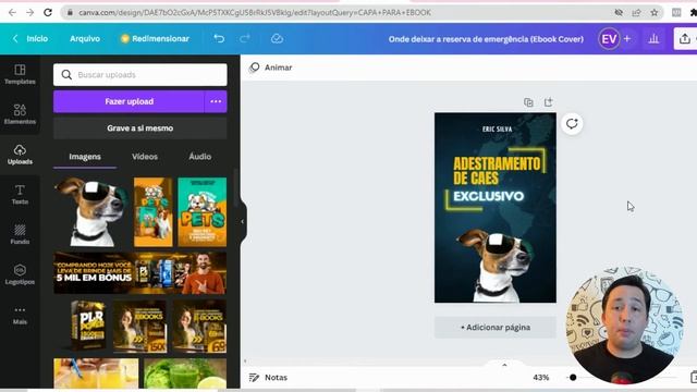 Como Criar Capa 3D para Ebook Profissional no Canva 100% Grátis [Tutorial Completo] смотреть онлайн