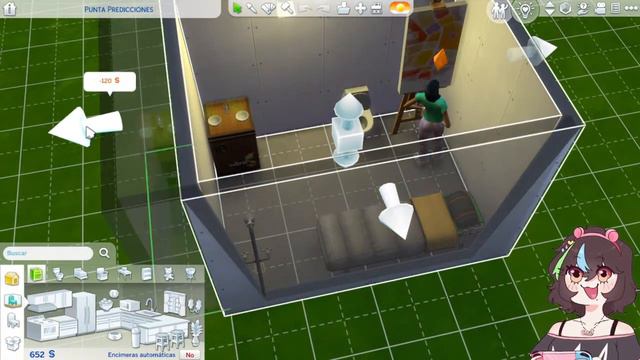 【THE SIMS 4】 Reto de Pobre a Rica sin salir del cubo. | #MunaAlive смотреть онлайн