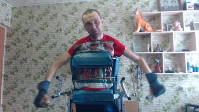 Мои тренировки / реабилитация инвалидов на дому / шейник и спорт / упражнения с гантелями / часть 2 смотреть онлайн