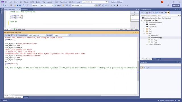Surviving python for 100 days, Day 3 смотреть онлайн