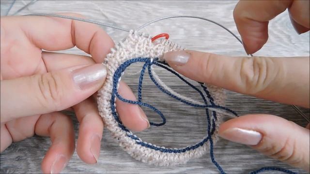 Летняя детская ажурная шапка спицами смотреть онлайн