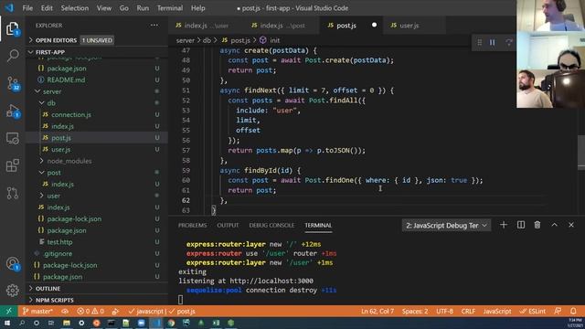 JR Devs Live - First Full-stack Application Workshop - Part 2 смотреть онлайн