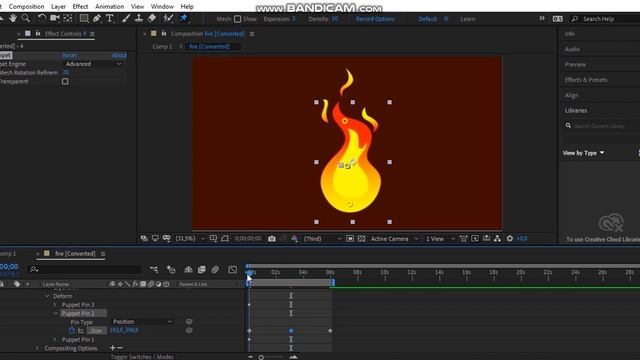 Анимирую в After Effects (Инструмент Puppet Tool) смотреть онлайн
