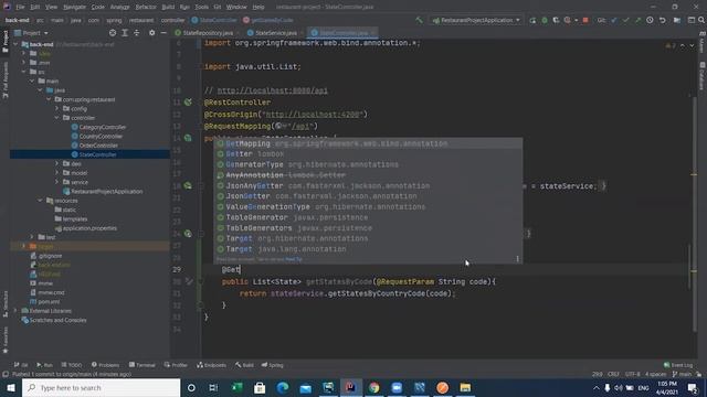 get states by country Code (Controller) смотреть онлайн