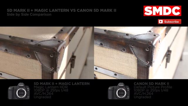 Canon 5D MKII Vs 5D MKII + Magic Lantern - Ungraded смотреть онлайн