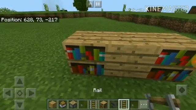 Bookshelf storage in Minecraft pe and java edition смотреть онлайн