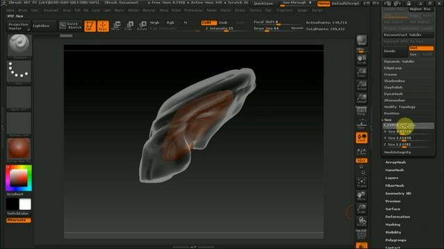 Sculptris Alfa 6 и Zbrush 4R7 как сделать маску Хищника смотреть онлайн