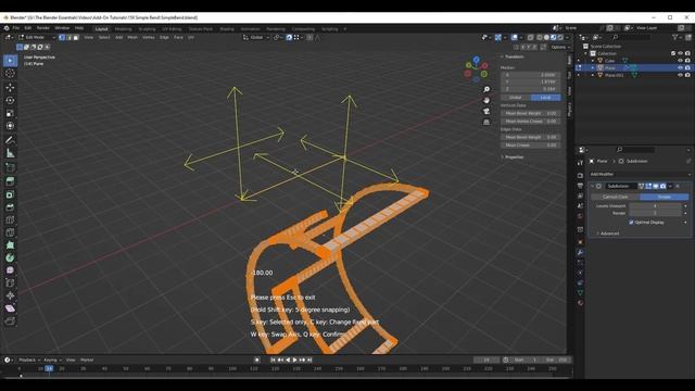 Easily BEND OBJECTS in Blender with SimpleBend! смотреть онлайн