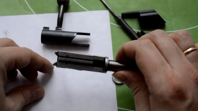 Разборка и сборка затвора винтовки ТОЗ-78