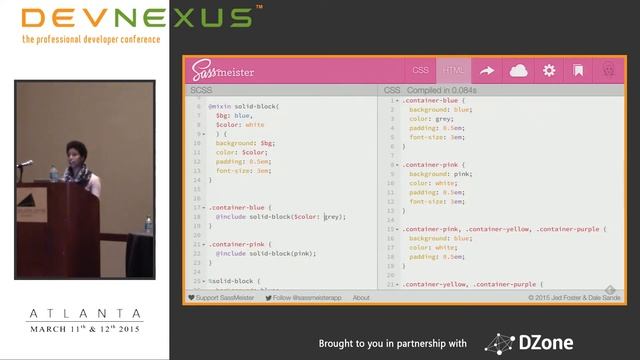 Devnexus 2015 - Ins and Outs of Sass: Build Front-End Systems by Claudina Sarahe смотреть онлайн