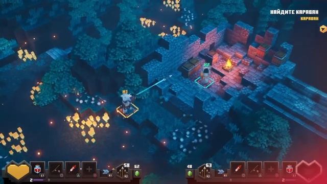 майнкрафт вдвоем minecraft dungeons смотреть онлайн