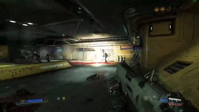 Возвращаемся в игру Doom 2016 проходим на КОШМАРЕ.№1 смотреть онлайн
