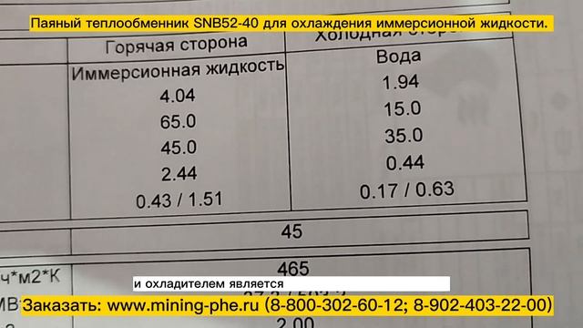 Паяный теплообменник SNB52-40 (охлаждение майнинг фермы из девяти асиков). Видео обзор. смотреть онлайн