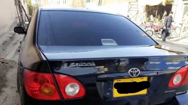 toyota corolla altis 2003 model used car 1.6 automatic black colour for sale review price al detail смотреть онлайн