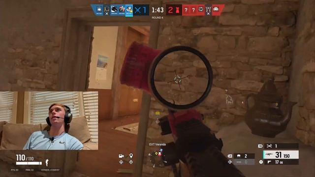I Accidently Played With A 9K Elo Console Champion In Rainbow Six Siege Vector Glare смотреть онлайн