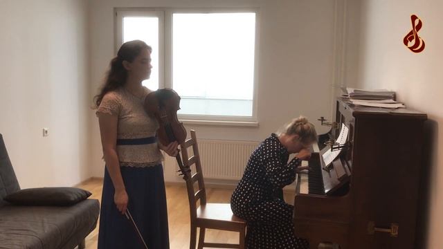 Александра Коробкина скрипка, Ксения Гаврилова фортепиано 25.08.2020 смотреть онлайн