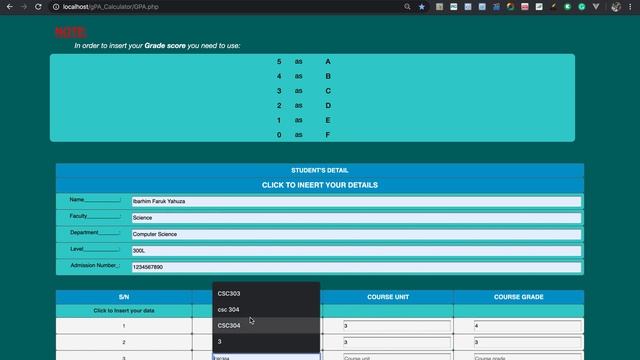 How to build a CGPA Calculator in PHP | 001 Introduction | iFarouq Tech смотреть онлайн
