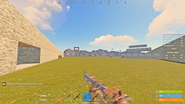 Как очень быстро научиться стрелять в Rust | Лучшая тренировка аима в раст смотреть онлайн