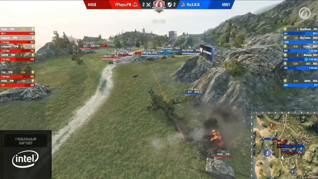 Лучшие игровые моменты RU-лиги. Неделя 9, день 1: Т37 карает врага, а Ru 251 теряет башню! смотреть онлайн