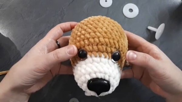 Einen Hund häkeln . Teil 1