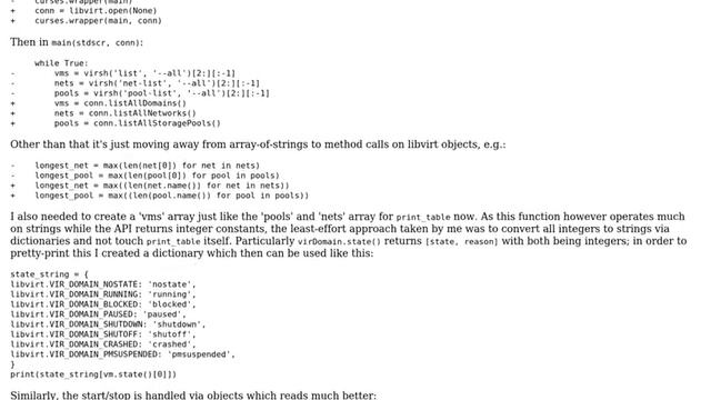 Code Review: A top-like live monitor for virsh/kvm/qemu VM's (4 Solutions!!) смотреть онлайн