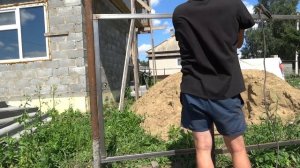 как быстро сделать ворота или калитку из металла. своими руками