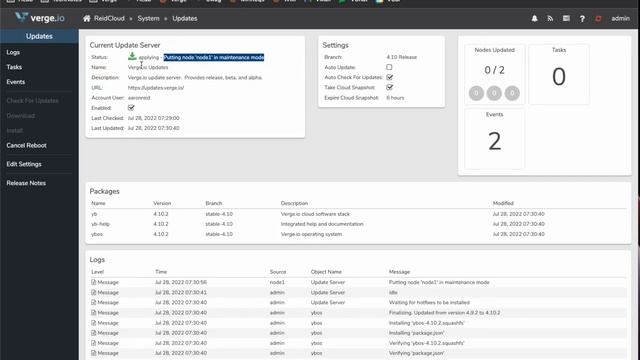See how easy it is to upgrade Verge.io virtualization software for multi-tenant private clouds. смотреть онлайн