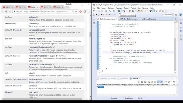 Colecciones en java: Collection Interface смотреть онлайн