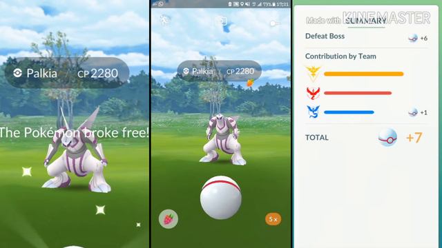 [POKEMON GO] :WOW.. PERFECT IV PALKIA CP2280, 7 BALL GIVEN.. FLED/CAUGHT? смотреть онлайн