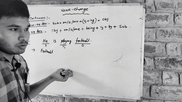 Voice Change ( present Continuous) . English Grammar смотреть онлайн