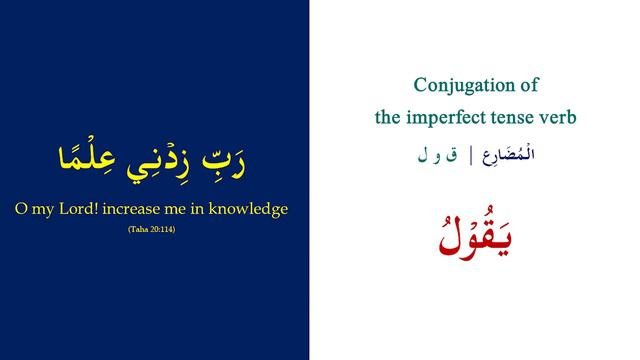 Arabic Grammar most common Verb used in Quran قَالَ to say [# L22 -P1] смотреть онлайн
