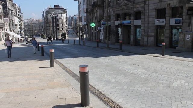 Необычный светофор в городе Виго, Испания смотреть онлайн