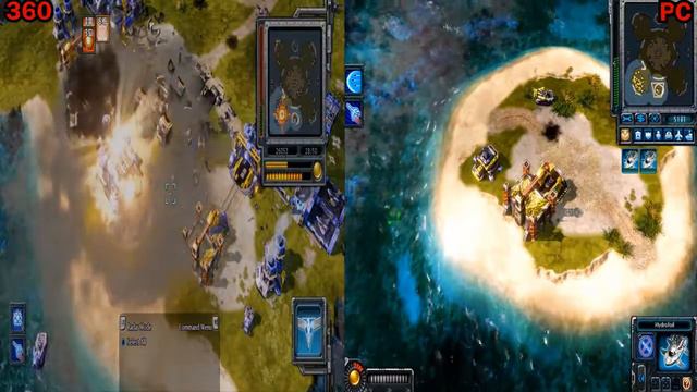 Command & Conquer Red Alert 3 Xbox 360 vs PC Graphics Comparison смотреть онлайн