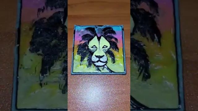 Sometimes, you just have to plaster over your old mistakes. #artwork #artist #lion смотреть онлайн