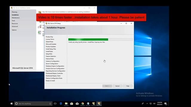 Installing SQL Server 2014 смотреть онлайн