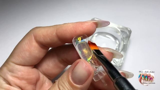 БОМБИЧЕСКИЙ ДИЗАЙН НОГТЕЙ ???| СТЕКЛЯННЫЕ НОГТИ | #nails #nailart