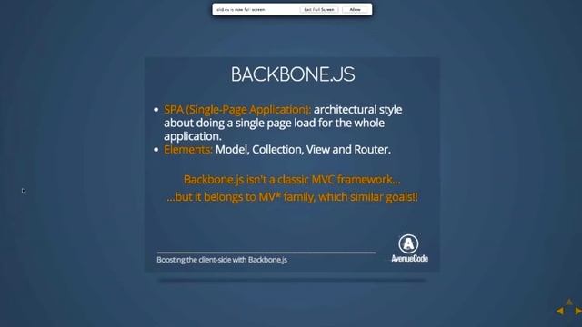 ACTalks | Boosting the client-side with Backbone.js смотреть онлайн