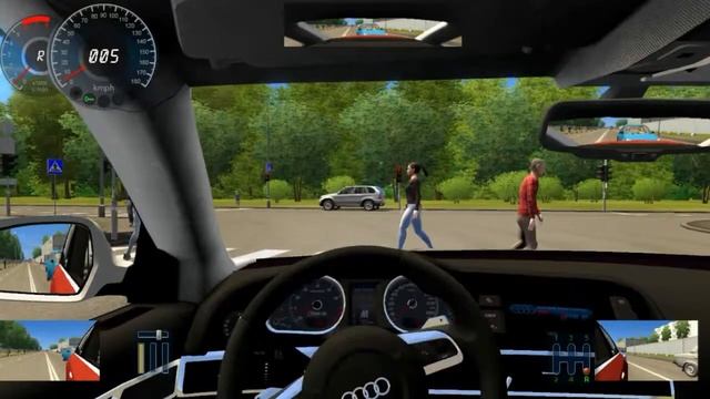 [City Car Driving ] Balade en Audi RS 6 смотреть онлайн