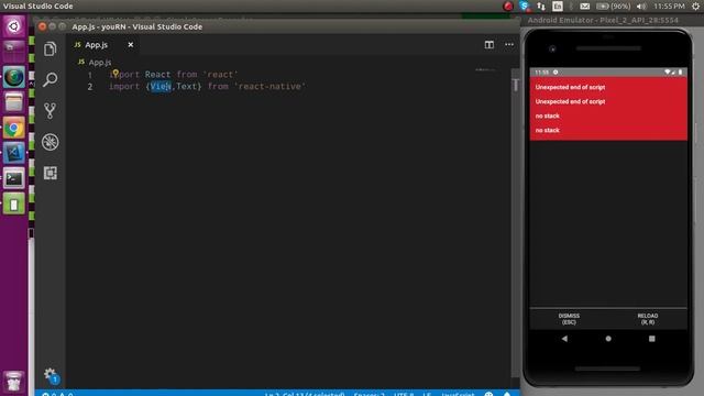 React-Native tutorial #4 First change | Hello World смотреть онлайн