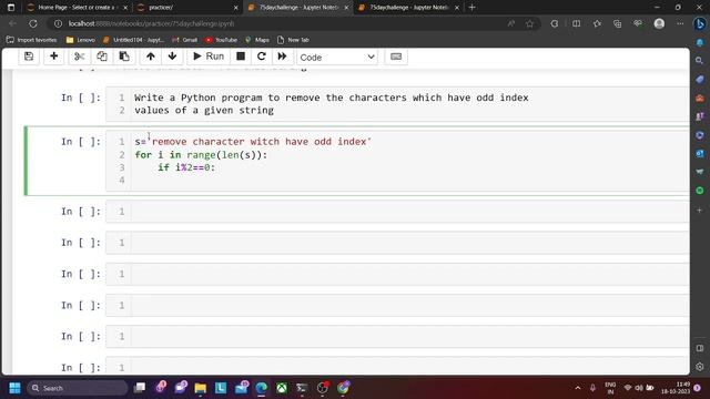 Write a Python program to remove the characters which have odd index values of a given string смотреть онлайн