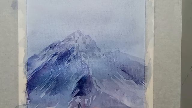 Акварельное путешествие. Горы акварелью. смотреть онлайн