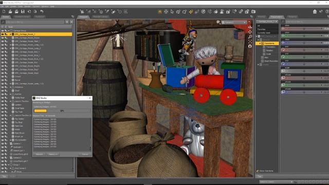 Making Comics using Daz3d/Vue/Photoshop to creat a landscape scene. смотреть онлайн