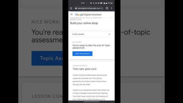 Google Digital Garage Module 24 Answers | Fundamentals of Digital Marketing Certificate Course смотреть онлайн
