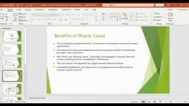 Benefits of oracle Cloud | Cloud Technical Training смотреть онлайн