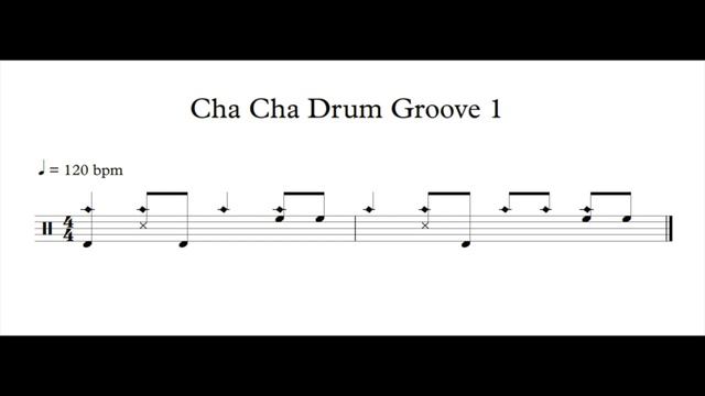 Cha Cha Drum Loop 1 (120 bpm) | Drum Beat | Drum Groove | Drum Track | Drums Only | Metronome смотреть онлайн