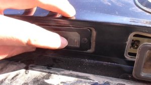 БМВ Е60, снятие подсветки номера и кнопки открывания багажника!!!