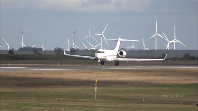 BOMBARDIER GLOBAL 6000 BD-700 1A10/PARIS-VATRY/TOUCH AND GO / смотреть онлайн